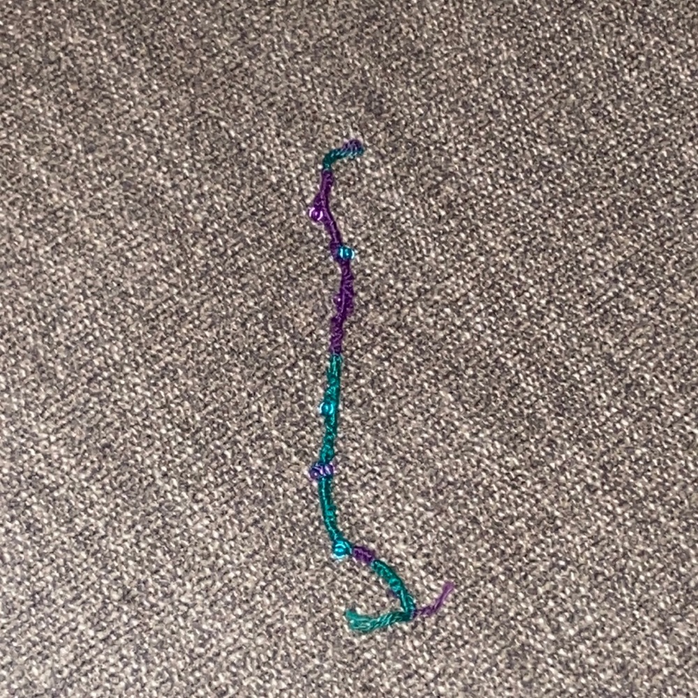 Chinese Ladder Jellyfish Friendships Bracelets! 💜|💚